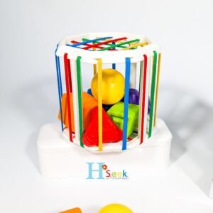 Sensory Shape Toys | Montessori Shape Toys Colorful Cube – Early Learning Toys for Girls Boys Gifts Age 1 and 2, Montessori Toys for 1-Year-Old, and Toddler 0
