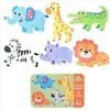 Montessori Wooden Puzzles for Kids Ages 3-5 - jungle animals