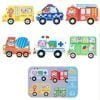 Montessori Wooden Puzzles for Kids Ages 3-5 - transportation