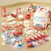 Doctor Toy Pretend Play Girls Role-playing Games Hospital Accessorie Medical Kit Nurse Tools Case Pack Children's Toys For Baby - pink