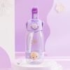 Disney frozen high quality straw water bottle 520ml Bpa free
