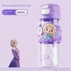 Disney Frozen children's water cup with straw cute boy  girl New summer cup for kindergarten grade 1-3