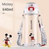 DISNEY Mickey 640 ML WATER BOTTLE DISNEY THEMES for kg and grade 1 doubledrink straw and direct drink