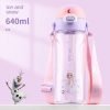DISNEY frozen 640 ML WATER BOTTLE DISNEY THEMES for kg and grade 1 doubledrink straw and direct drink