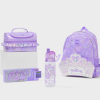 Smiggle Princess junior set kg3 bag / grade 1 3 pieces bag+lunch bag+lunch box