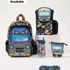 Smiggle junior tools kg 2-3 / grade 1 set of 5 pieces/ bag + lunch bag + water bottle+pencil case+lunch box
