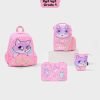 SMIGGLE Happy Tales 4 Pieces Character Backpack Bundle junior kg 2-3 set/ grade 1 bag +lunch bag +lunch box+pencil case
