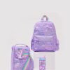 SMIGGLE unicorn junior kg2-3/ grade 1 set of 5 pieces/ bag + lunch bag+ water bottle+ lunch box+ pencil case