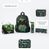 SMIGGLE junior set Minecraft 5 piece school bundle /backpack+ lunch bag + lunch box+water bottle+ pencil case