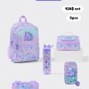 Smiggle primary school unicorn  set of 5 pieces/ bag+lunch bag+water bottle+lunch box+pencil case