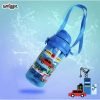 Smiggle trucks and transmission Bpa free bottle 400ml with straw