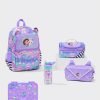 Smiggle Gabby's Dollhouse primary sched Plush Backpack grade 1-4 /5 Pieces Bundle