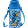 Smiggle trucks and transmission Bpa free bottle 400ml with straw