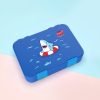 Shark Uv print Bento high quality Bpa free leak proof blue lunch box 740 ml