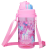Smiggle Unicorn Bpa free bottle 400ml with straw